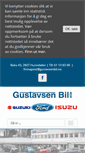 Mobile Screenshot of gustavsenbil.no